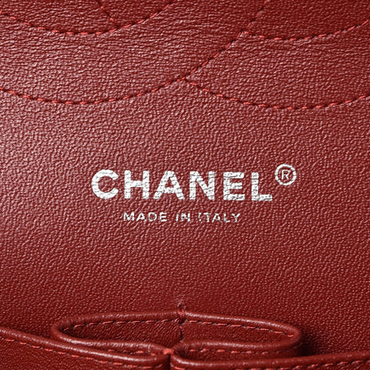 Chanel Caviar Quilted Jumbo Double Flap Dark Red 7 of 9