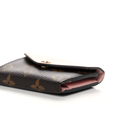 Louis Vuitton Monogram Zoe Wallet Rose Ballerine 10 of 13