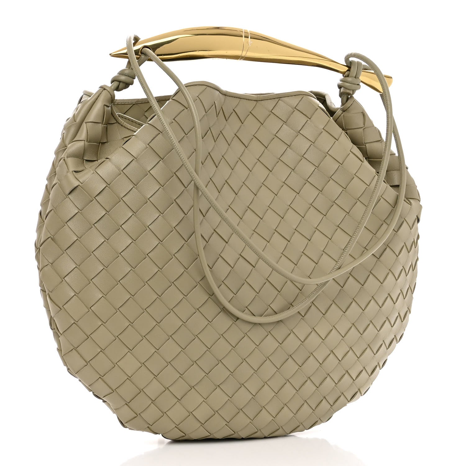 Bottega Veneta Nappa Intrecciato Medium Sardine Bag Travertine 4 of 10
