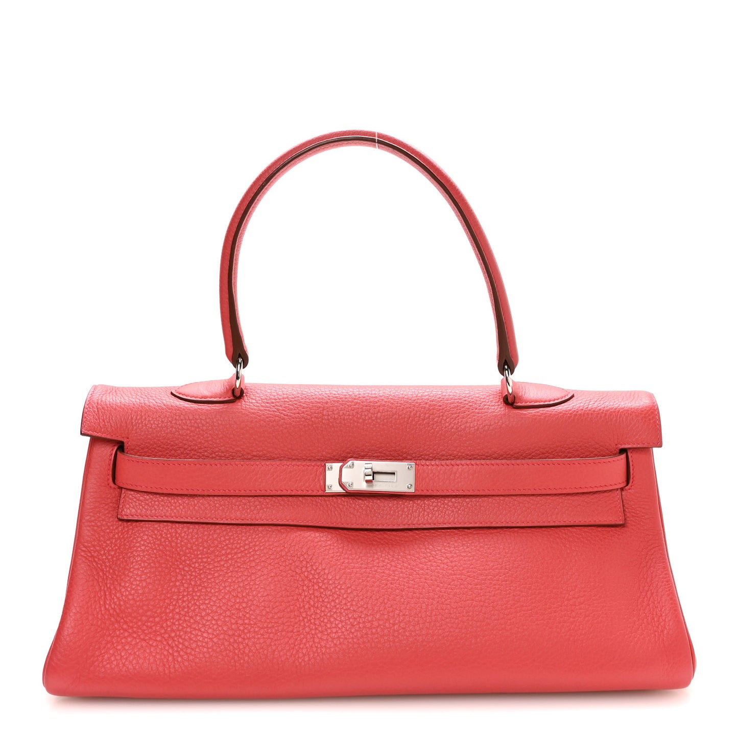 Taurillon Clemence Shoulder Kelly 42 Bougainvillea