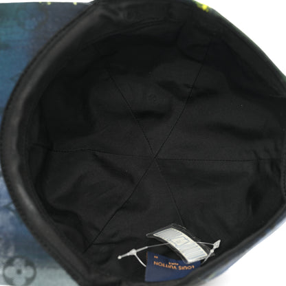 Louis Vuitton Monogram Tie Dye Cap 58 Multicolor Blue 7 of 9