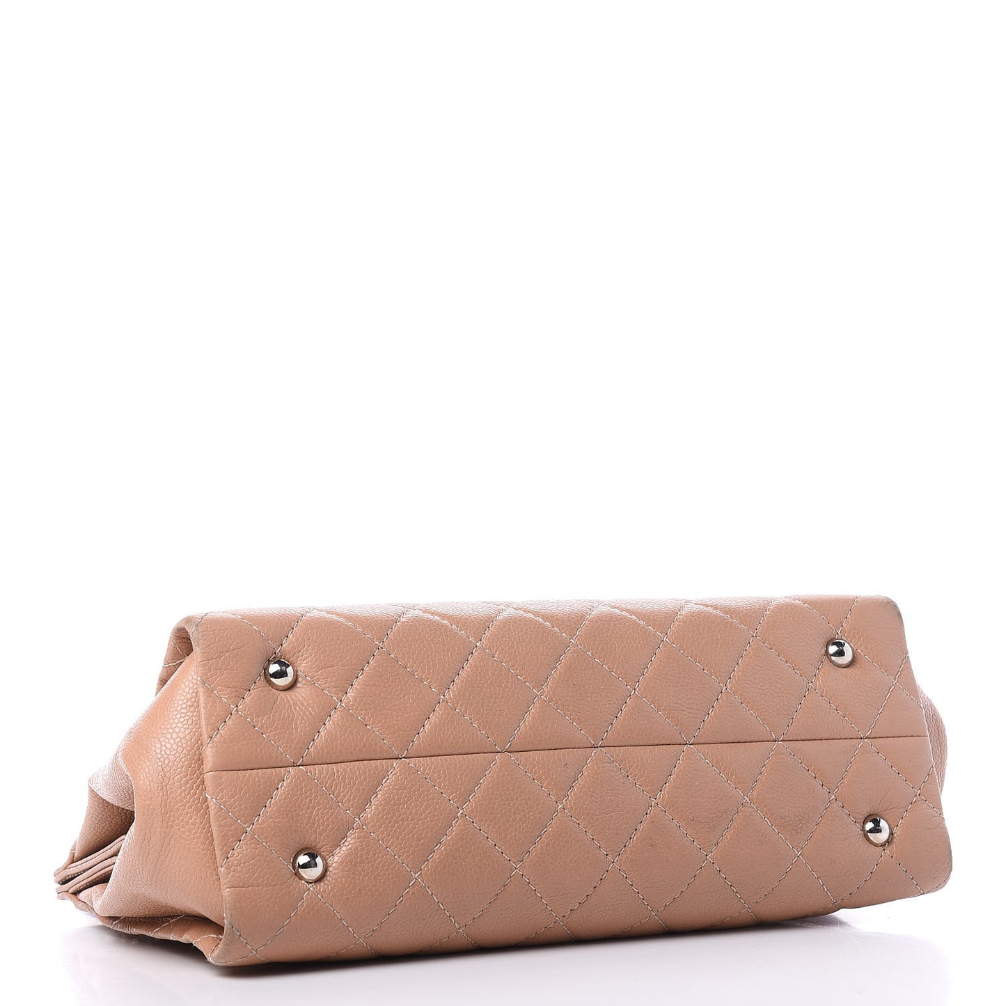 Caviar Quilted Petit Timeless Tote PTT Beige