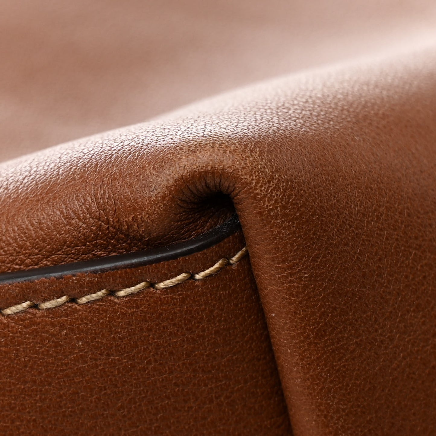 Calfskin Y Tote Brick