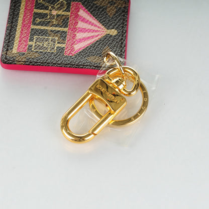 Louis Vuitton Monogram Illustre Carousel Bag Charm Key Ring Pink 4 of 4