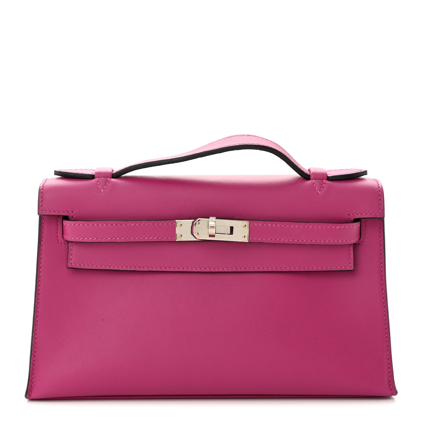 Swift Kelly Pochette Clutch Rose Pourpre