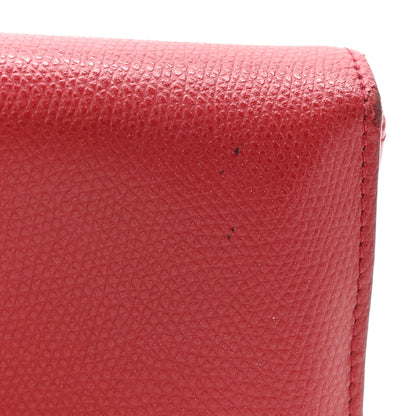 Fendi Vitello Cruise F is Fendi Compact Bi-Fold Wallet Red 12 of 13