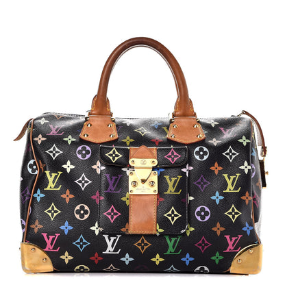 Louis Vuitton Monogram Multicolor Speedy 30 Black 1 of 9