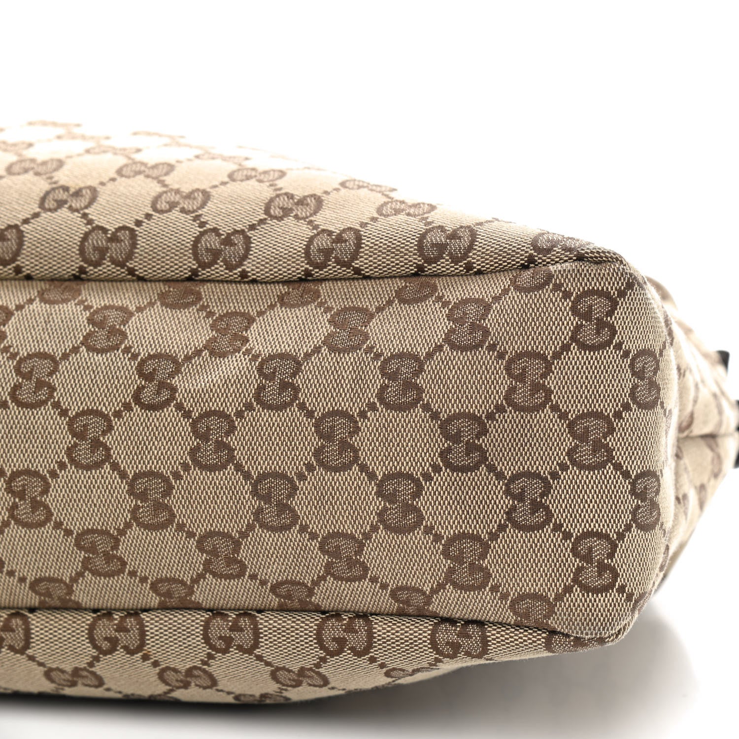 Gucci Monogram Medium Horsebit Chain Hobo Dark Brown 6 of 10
