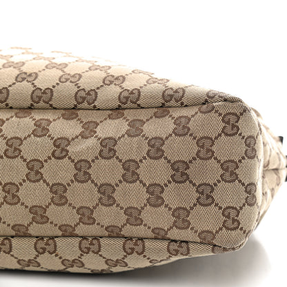 Gucci Monogram Medium Horsebit Chain Hobo Dark Brown 6 of 10
