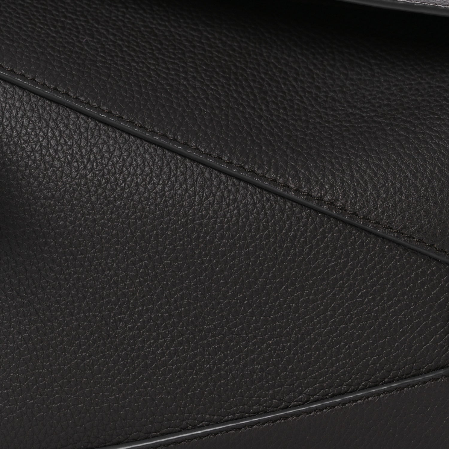 Loewe Grained Calfskin Small Puzzle Edge Bag Dark Grey 8 of 11