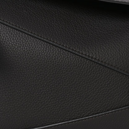 Loewe Grained Calfskin Small Puzzle Edge Bag Dark Grey 8 of 11