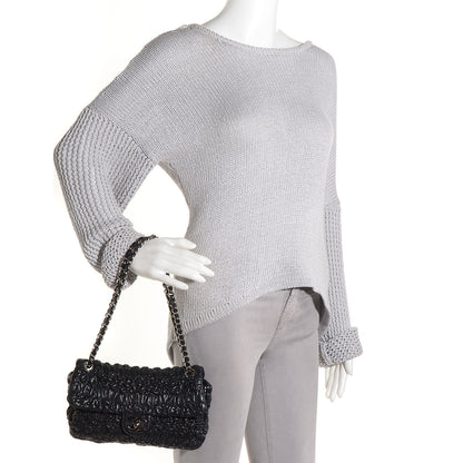 Chanel Lambskin Astrakan Small Flap Black 2 of 8