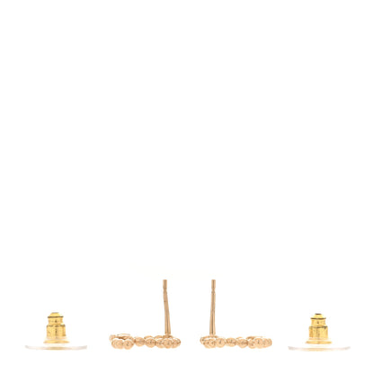 Chanel Metal Bead CC Earrings Gold 3 of 5