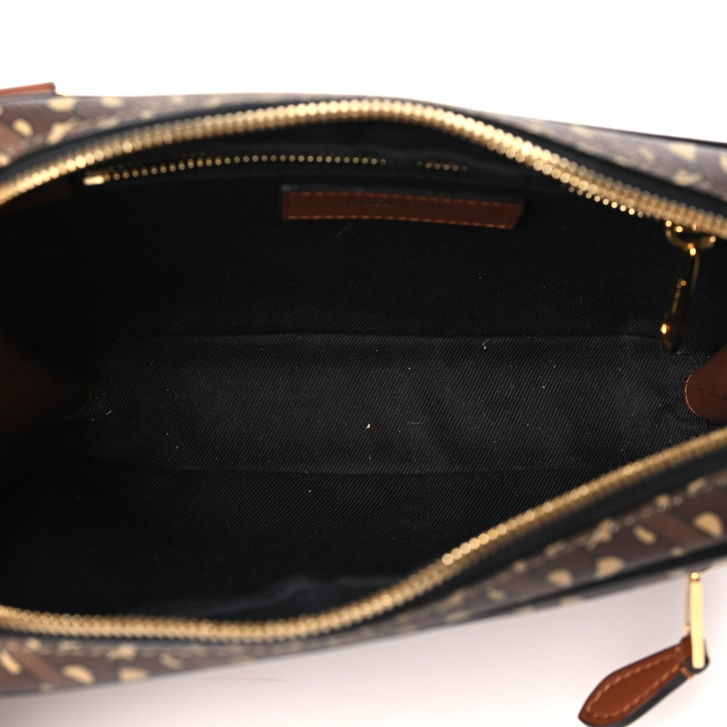 E-Canvas Monogram Camera Bag Bridle Brown