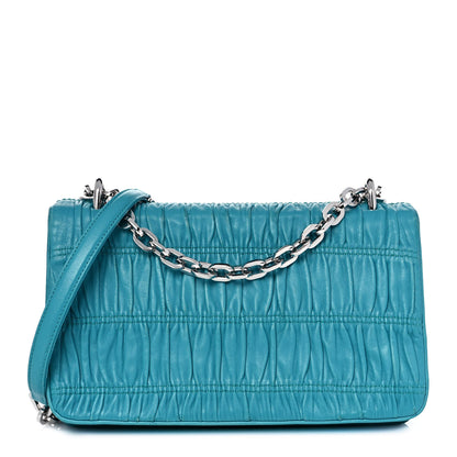 Prada Nappa Gaufre Compartment Chain Flap Crossboy 1 of 8