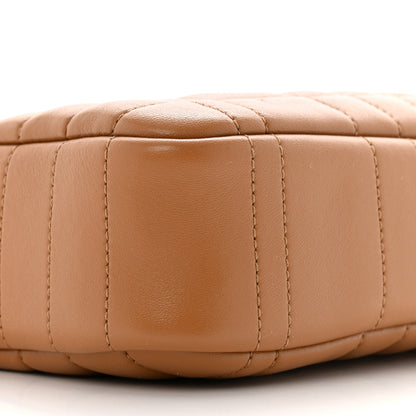 Burberry Lambskin Quilted Small Lola Camera Bag Maple Brown 8 of 10