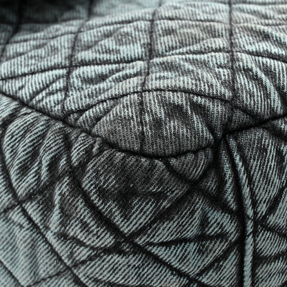 Chanel Denim Quilted Denimpression XXL Flap Blue Black 13 of 13