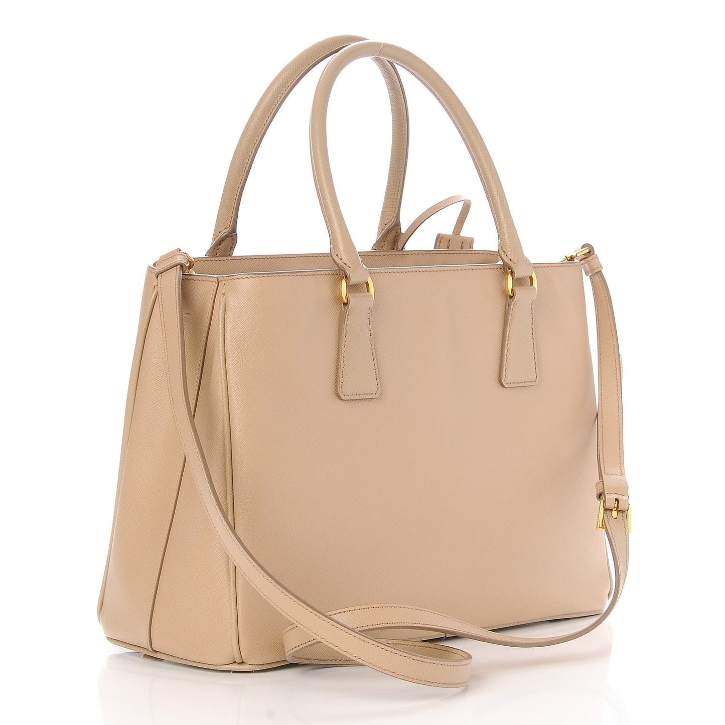 Saffiano Lux Medium Tote Sabbia