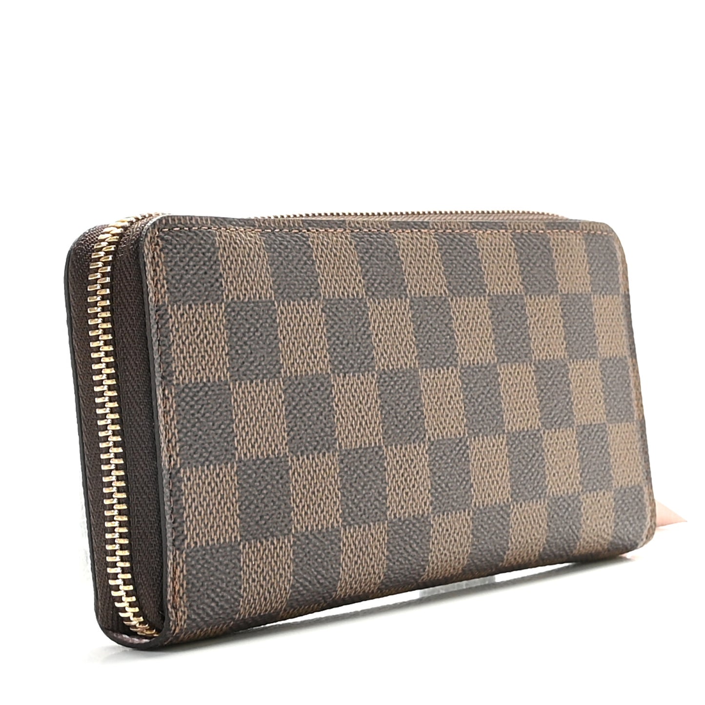 Damier Ebene Clemence Wallet Rose Ballerine