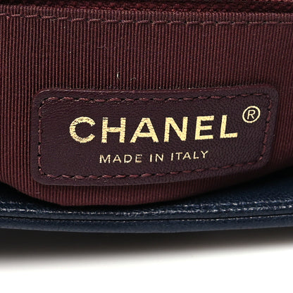 Chanel Sheepskin Quilted Vintage Mademoiselle Flap Dark Navy 6 of 10