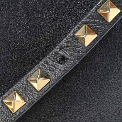 Valentino Garavani Vitello Small Rockstud Tote Black 11 of 11