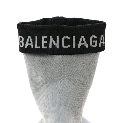 Balenciaga Neoprene Knit Womens Speed Cuffed Sneakers 39 Grey 6 of 9