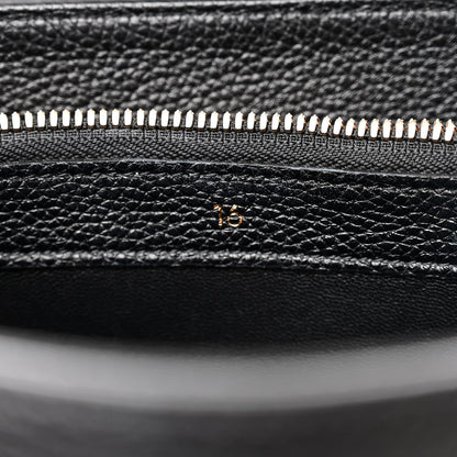 Celine Grained Calfskin Classique 16 Top Handle Bag Black 7 of 13