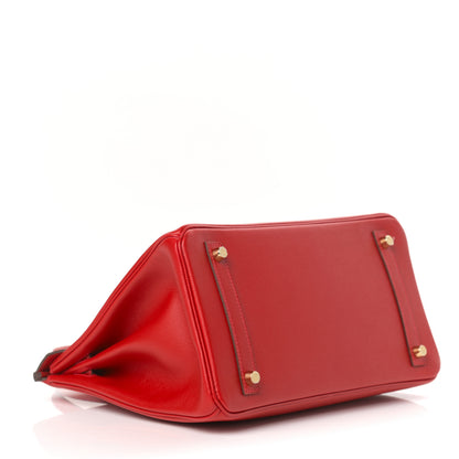 Hermes Epsom Birkin 30 Rouge Casaque 4 of 11