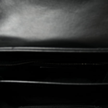 Saint Laurent Calfskin Y Quilted Monogram Monochrome Toy Loulou Crossbody Bag Black 5 of 10
