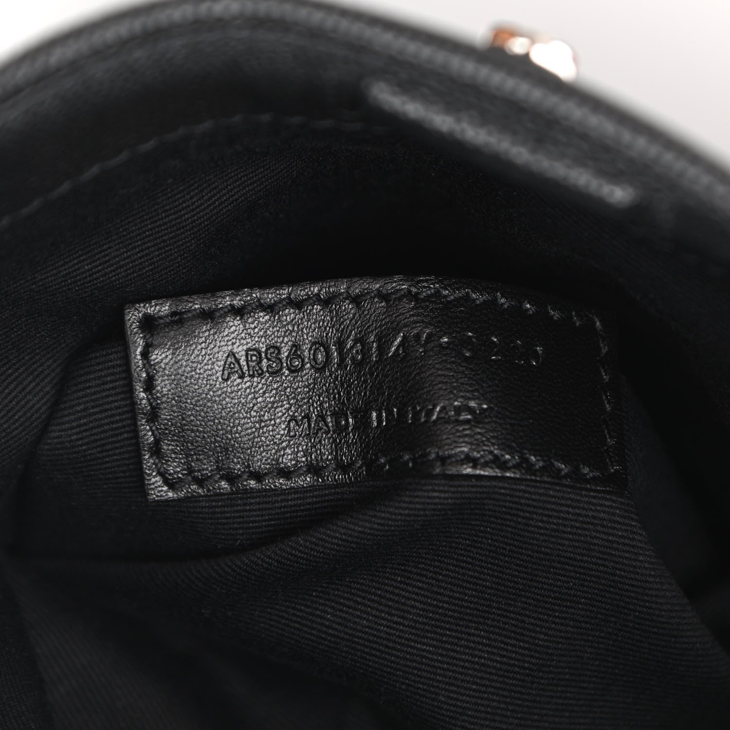 Saint Laurent Grain De Poudre Monogram Toy West Hollywood Fold-Over Bag Black 7 of 10