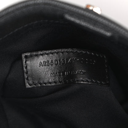 Saint Laurent Grain De Poudre Monogram Toy West Hollywood Fold-Over Bag Black 7 of 10