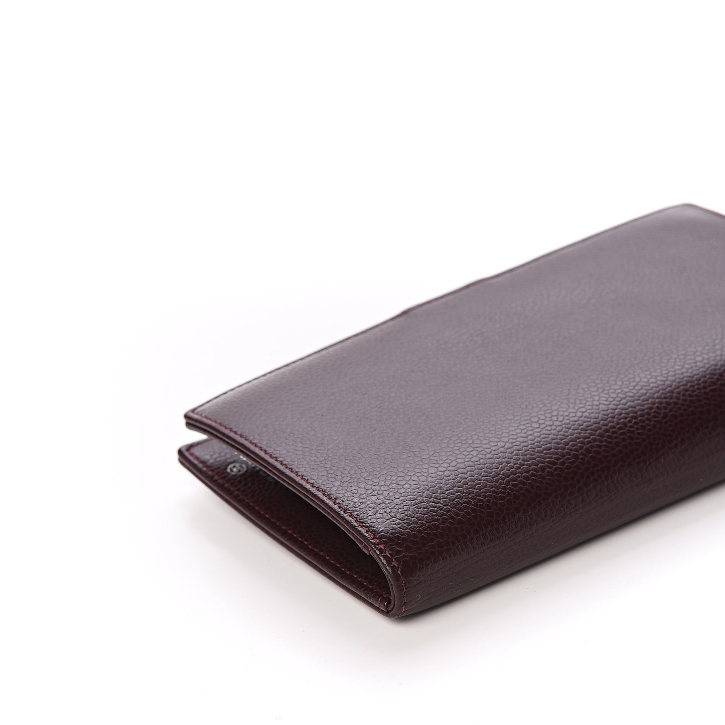 Caviar Timeless CC French Wallet Dark Bordeaux