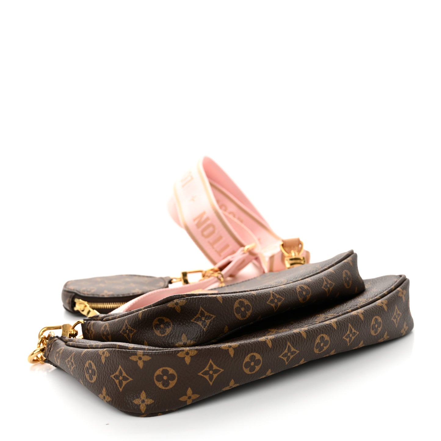 Monogram Multi Pochette Accessories Rose Clair