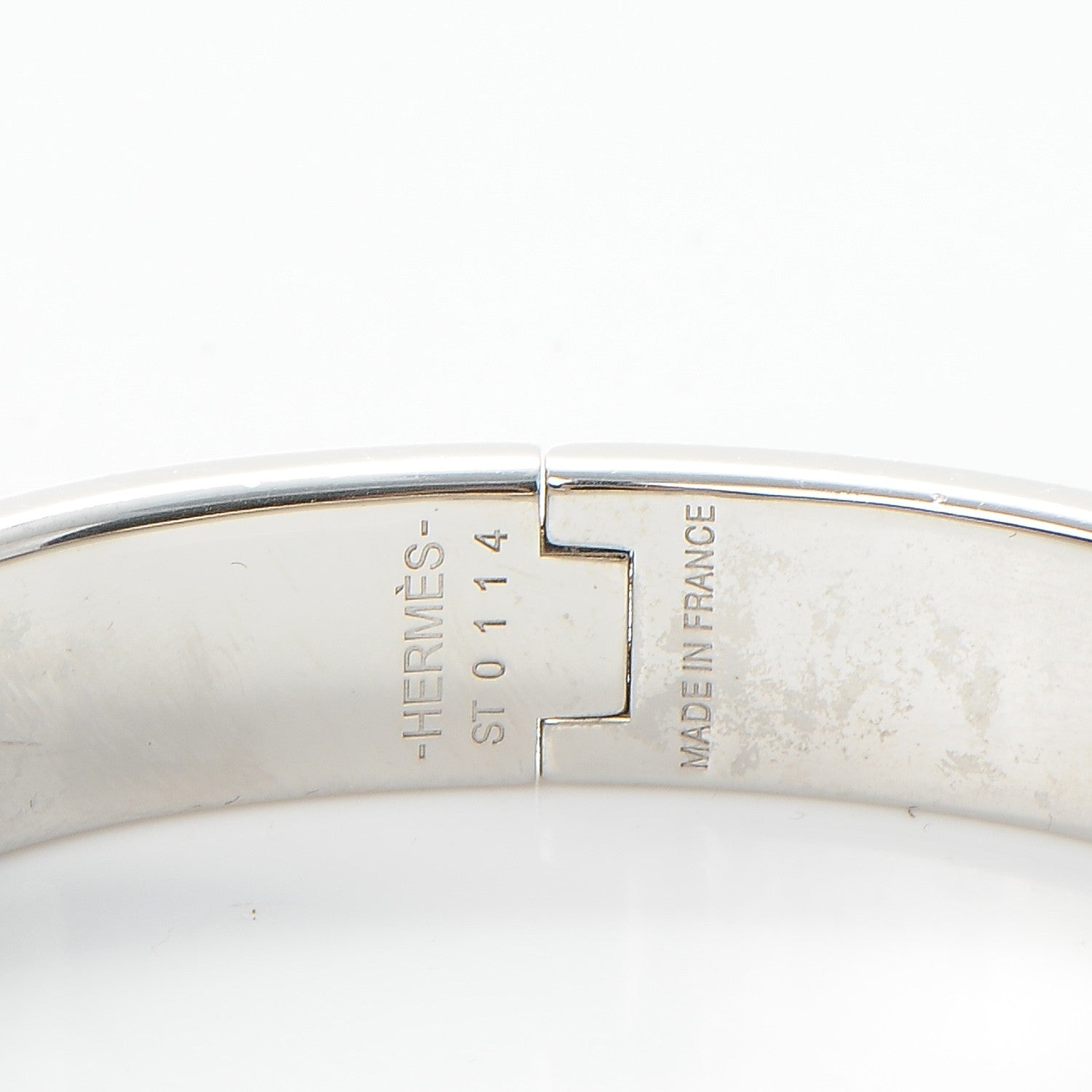 Hermes Enamel Narrow Clic Clac H Bracelet PM Black 4 of 5