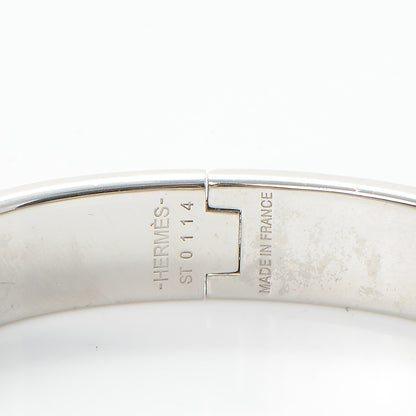 Hermes Enamel Narrow Clic Clac H Bracelet PM Black 4 of 5