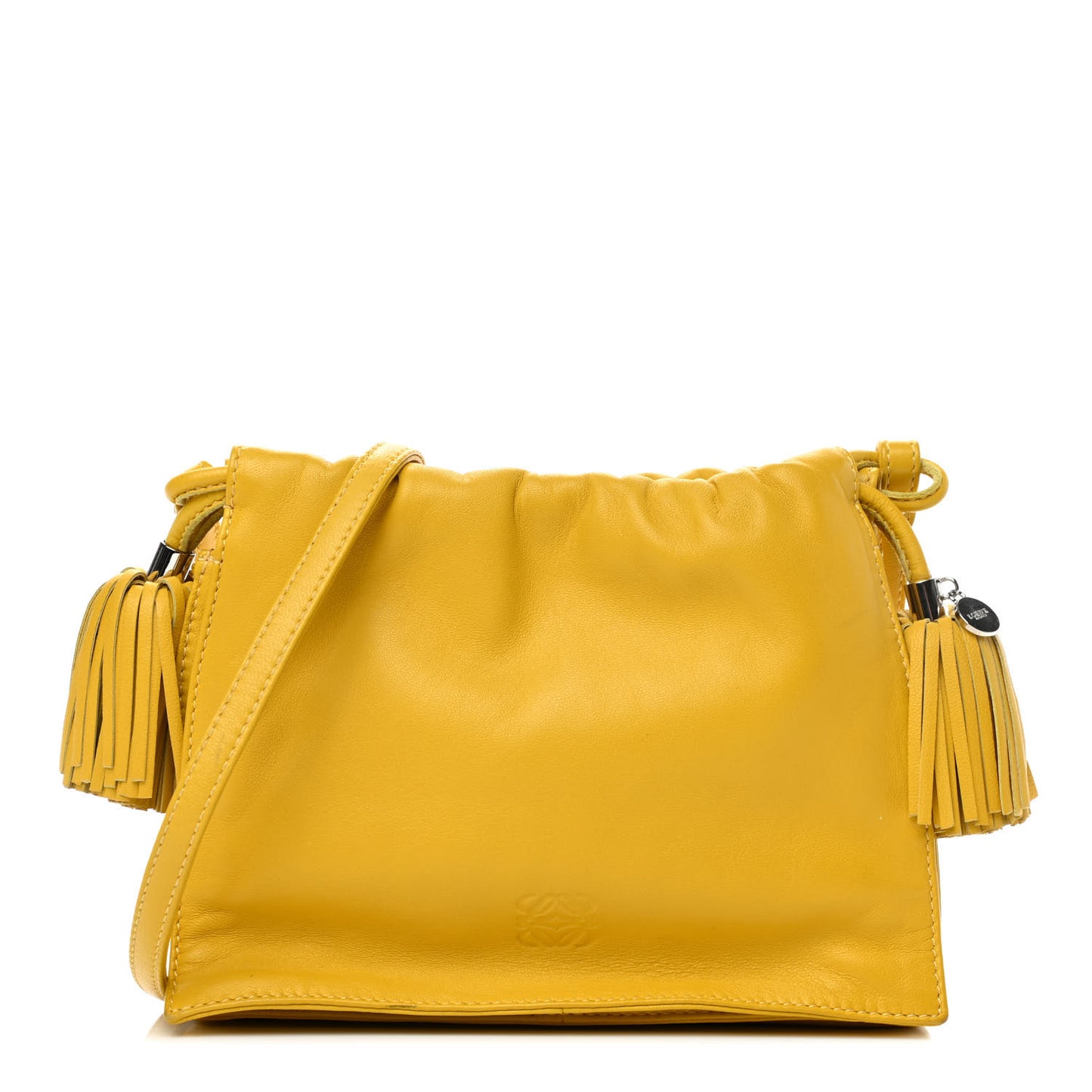 Nappa Small Flamenco Shoulder Bag Yellow