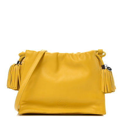 Loewe Nappa Small Flamenco Shoulder Bag Yellow 1 of 4