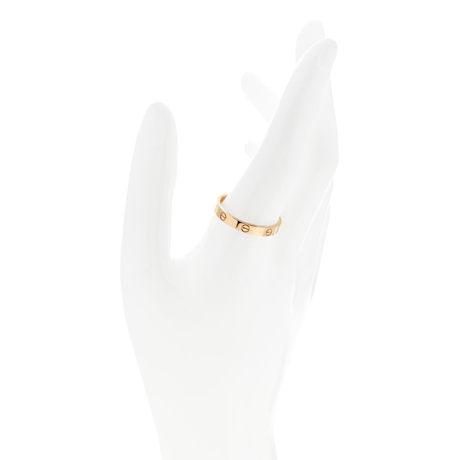 Cartier 18K Yellow Gold 3.5mm LOVE Wedding Band Ring 68 12.25 2 of 5