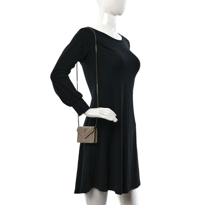 Saint Laurent Lambskin Quilted Monogram Micro Gaby Crossbody Bag Beige 2 of 8