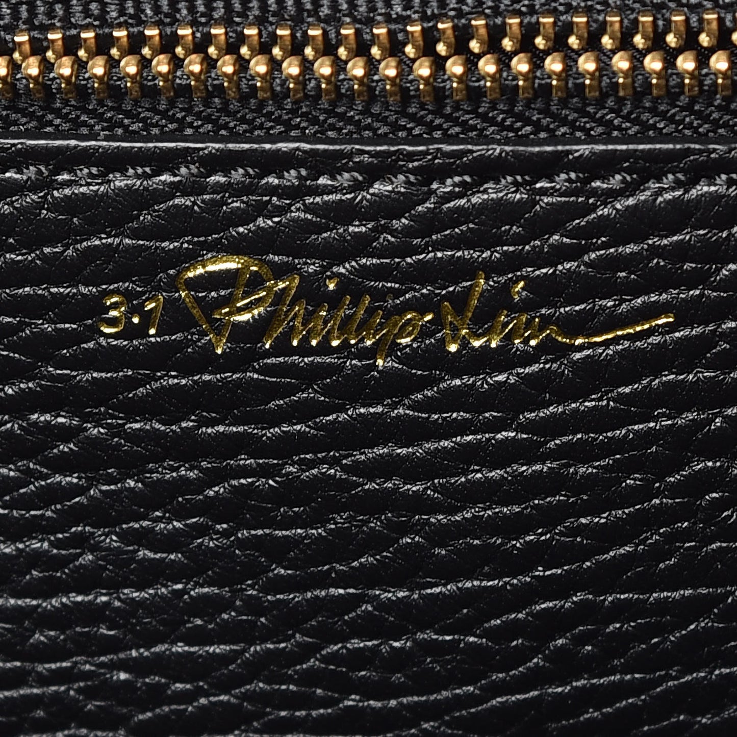 3.1 Textured Calfskin Large Pashli Satchel Black