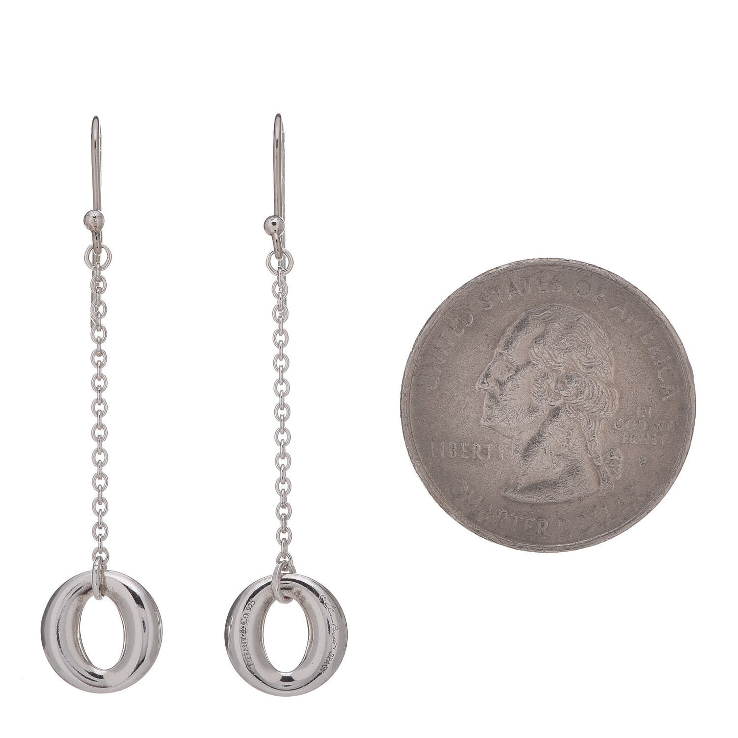Sterling Silver Elsa Peretti Sevillana Drop Earrings