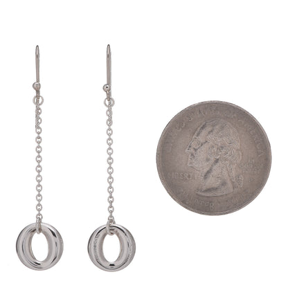 Tiffany Sterling Silver Elsa Peretti Sevillana Drop Earrings 2 of 6