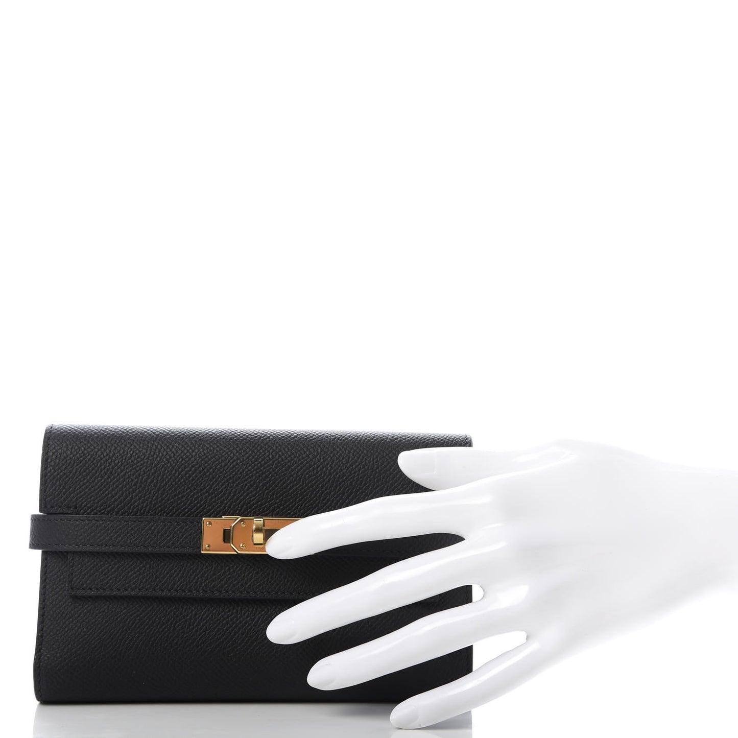 Epsom Medium Kelly Wallet Black