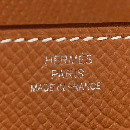Hermes Epsom Kelly Wallet To Go Gold 6 of 12