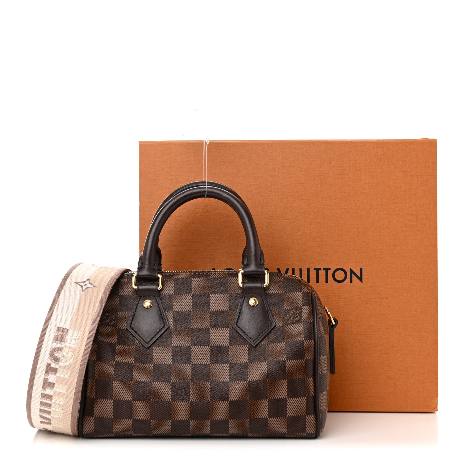 Louis Vuitton Damier Ebene Speedy Bandouliere 20 10 of 10