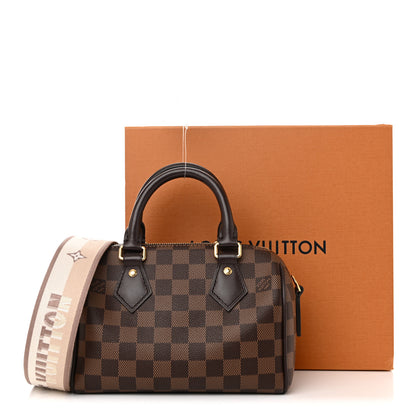 Louis Vuitton Damier Ebene Speedy Bandouliere 20 10 of 10
