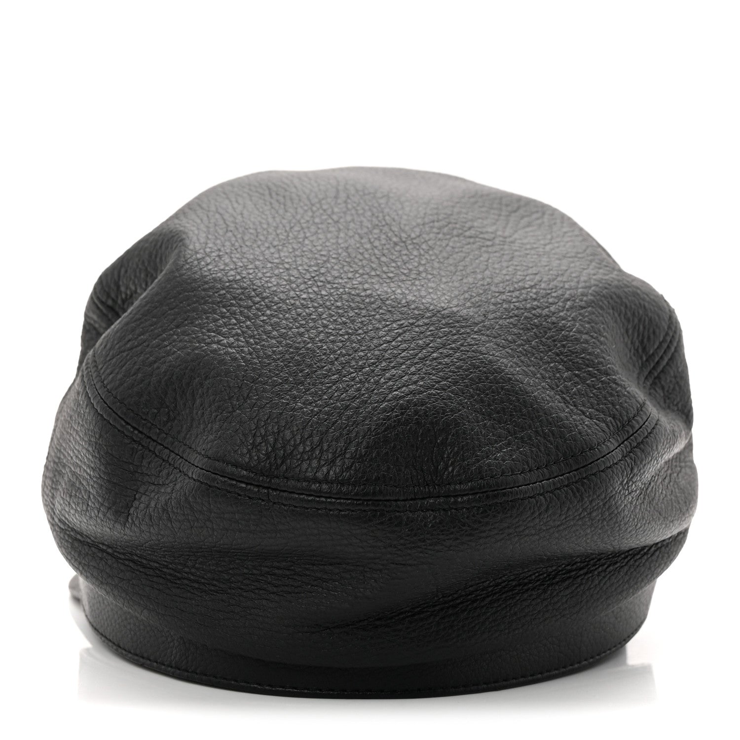 Gucci Calfskin Newsboy Hat S Black 6 of 9