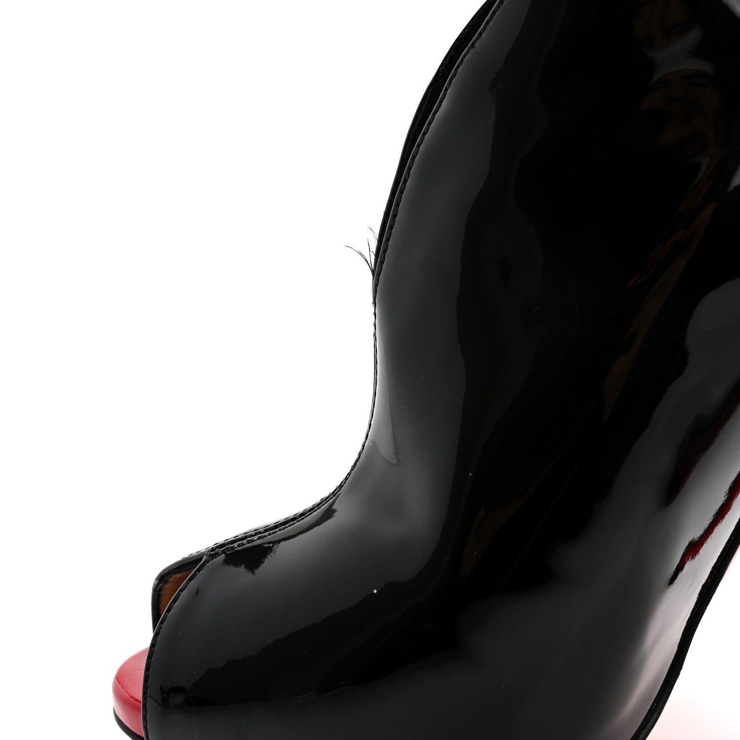 Christian Louboutin Patent Calfskin Chester Fille 120 Ankle Bootie 39 Black 9 of 9