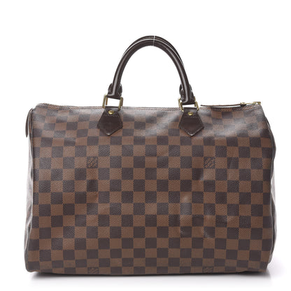 Louis Vuitton Damier Ebene Speedy 35 1 of 18