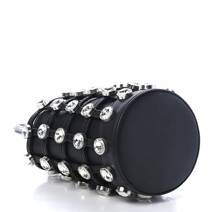 Alexander Wang Calfskin Crystal Embellished Roxy Mini Bucket Bag Black 3 of 3
